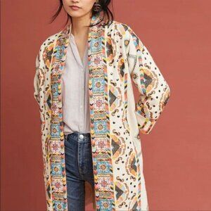 Anthropologie Maeve Coloma Embroidered Kimono Jacket